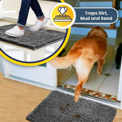 Anti-Mud Door Mat For Dogs - Happy Paws!®